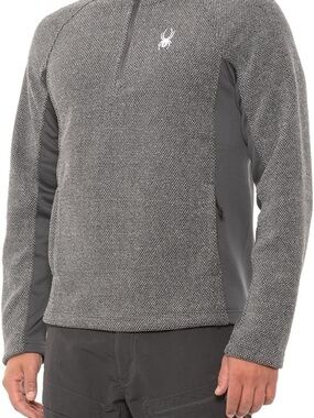 Spyder Gray Half-Zip Performance Pullover